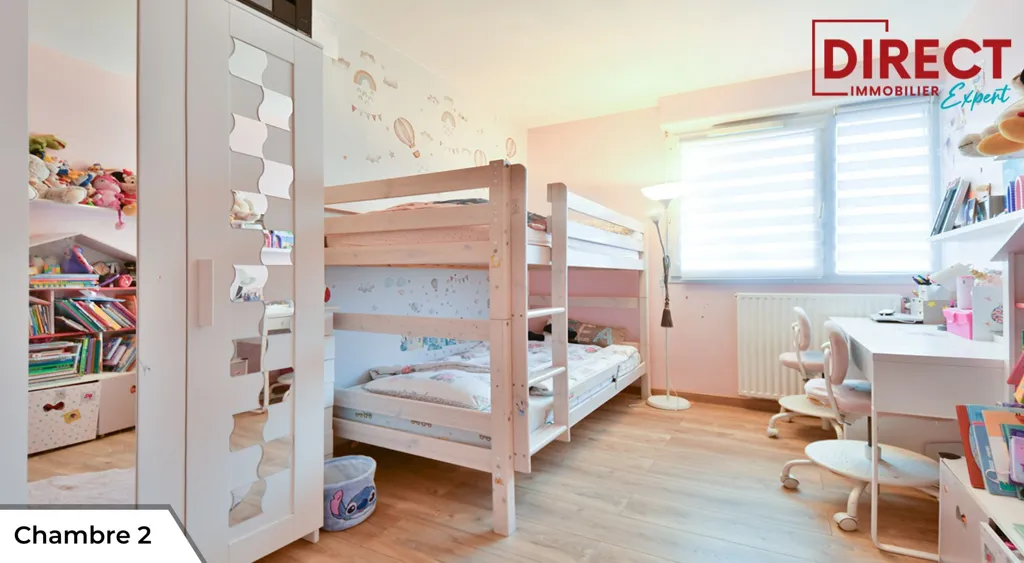 Bedrooms - Apartment with Balcony in Créteil Pointe du Lac