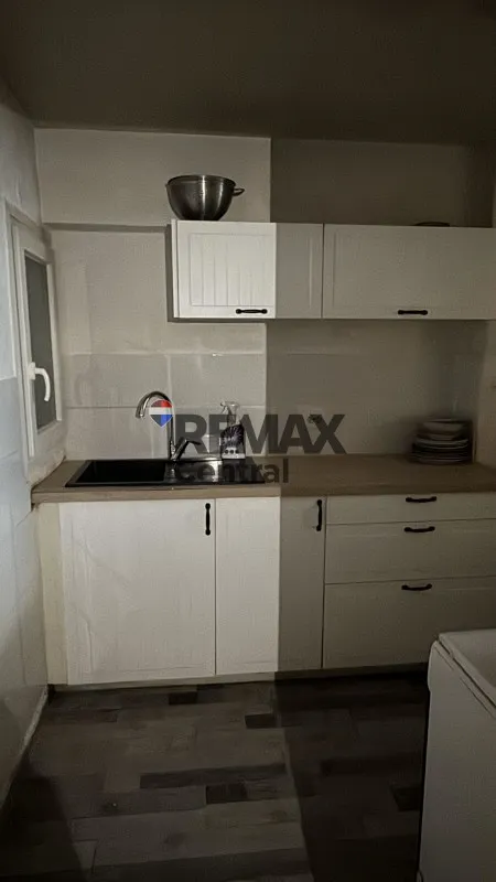 Kitchen - Semi-Basement Apartment with Garden in Athens Centre