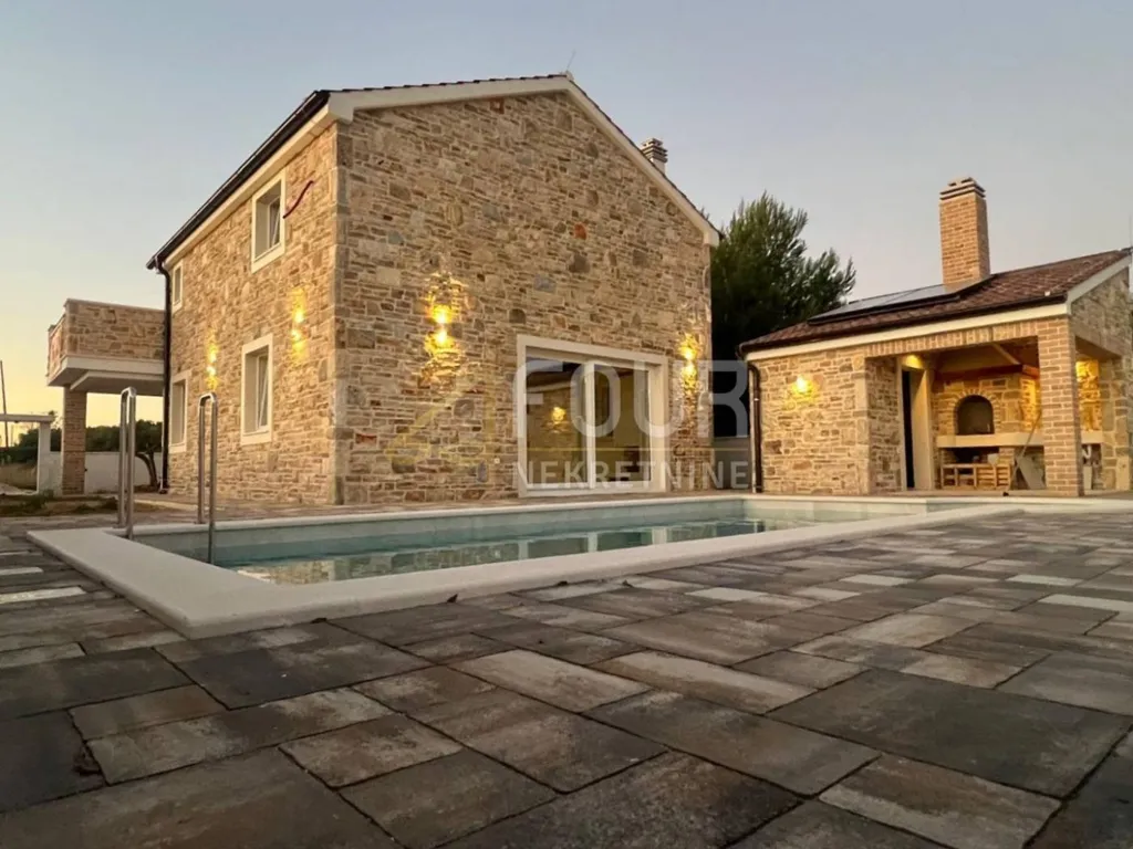 Piscina - Dalmatian Stone Villa with Pool in Vrsi, Zadar