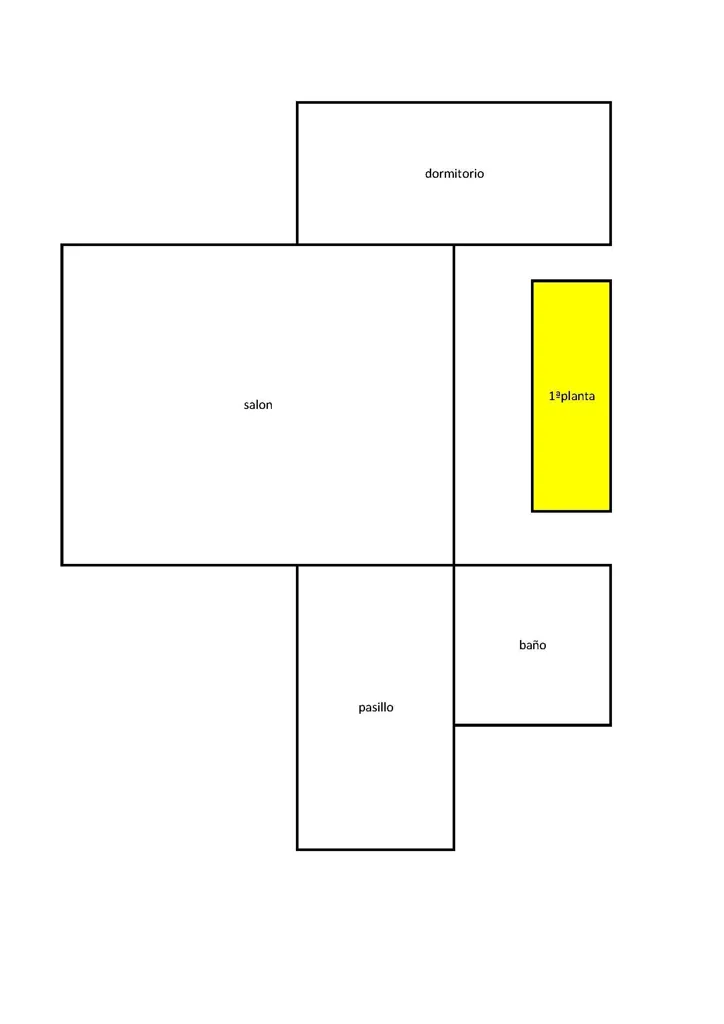 Floor Plan - Furnished Duplex in Brea de Aragón