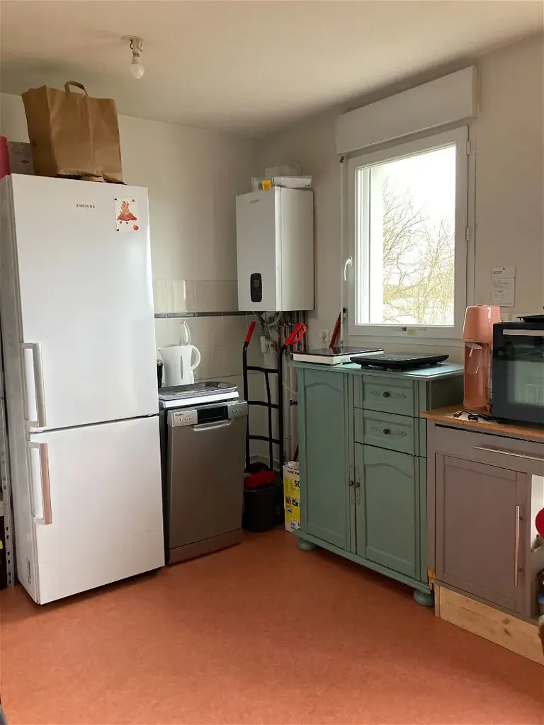 Cocina - 2-Bedroom Apartment with Balcony in Poitiers