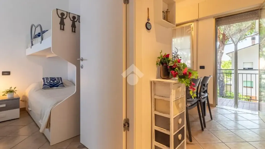 Bedrooms - Trilocale with Sea View in Pinarella