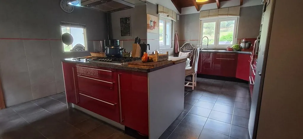 Köök - Luxury Detached House with Pool in Langreo
