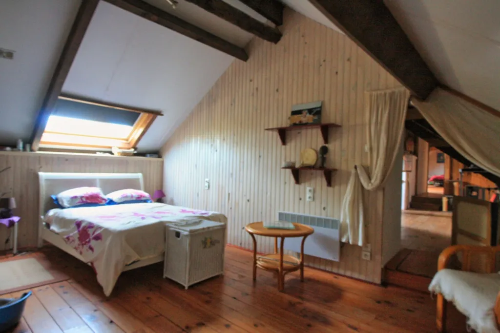 Camere da letto - Longère with Pool and Gite in Allier