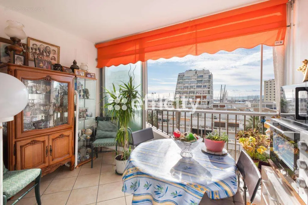 Terrasse - Studio avec Vue Port et Mer à La Grande-Motte