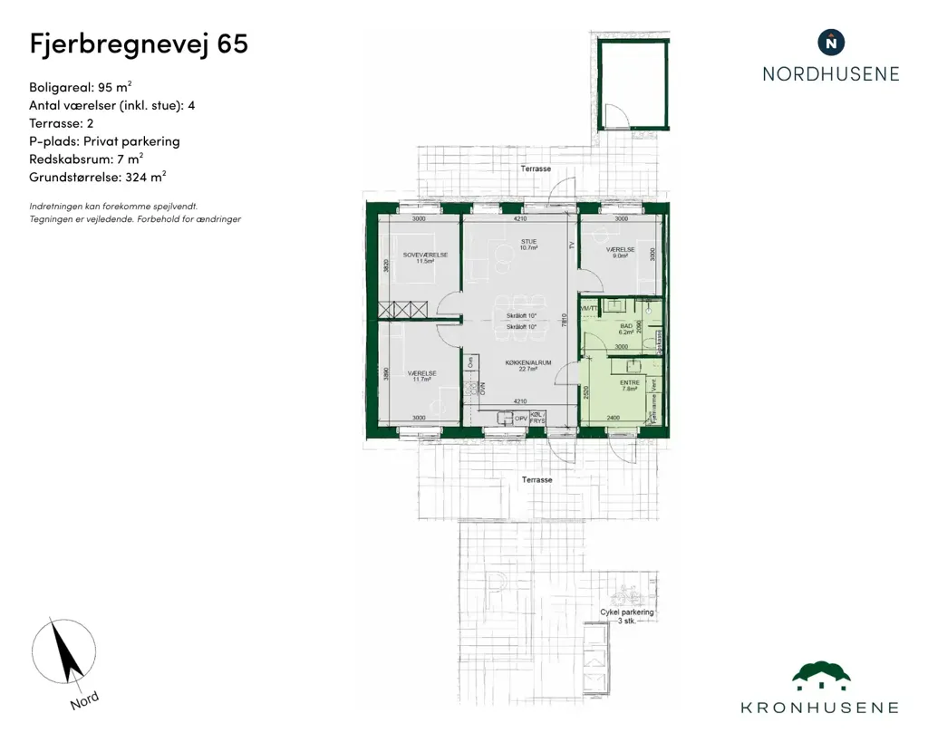 Plaan - Modern Flat with Terraces in Odense NV