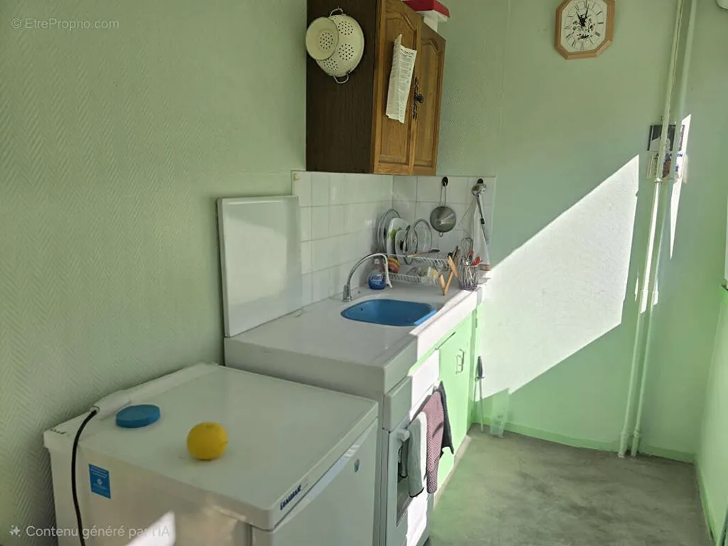 Köök - Studio with Private Parking in Pontarlier