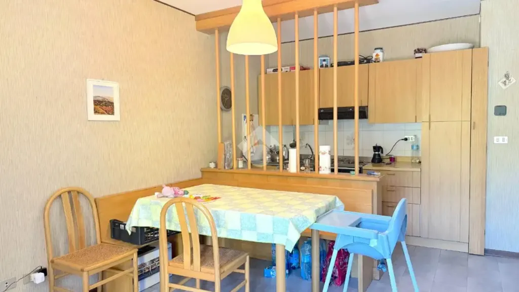 Söögituba - 2-Bedroom Apartment with Private Terrace in Pragelato