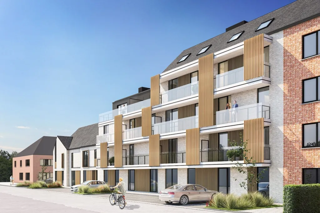 Newly Built Apartment with Terrace in Harelbeke