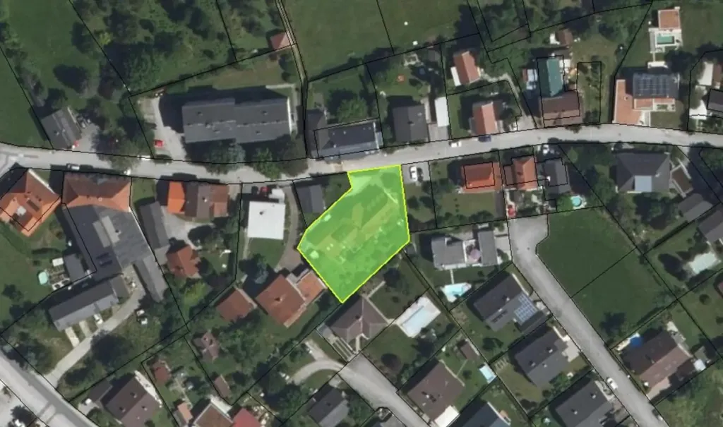Vista aerea - Spacious House with Office in Weinzierl