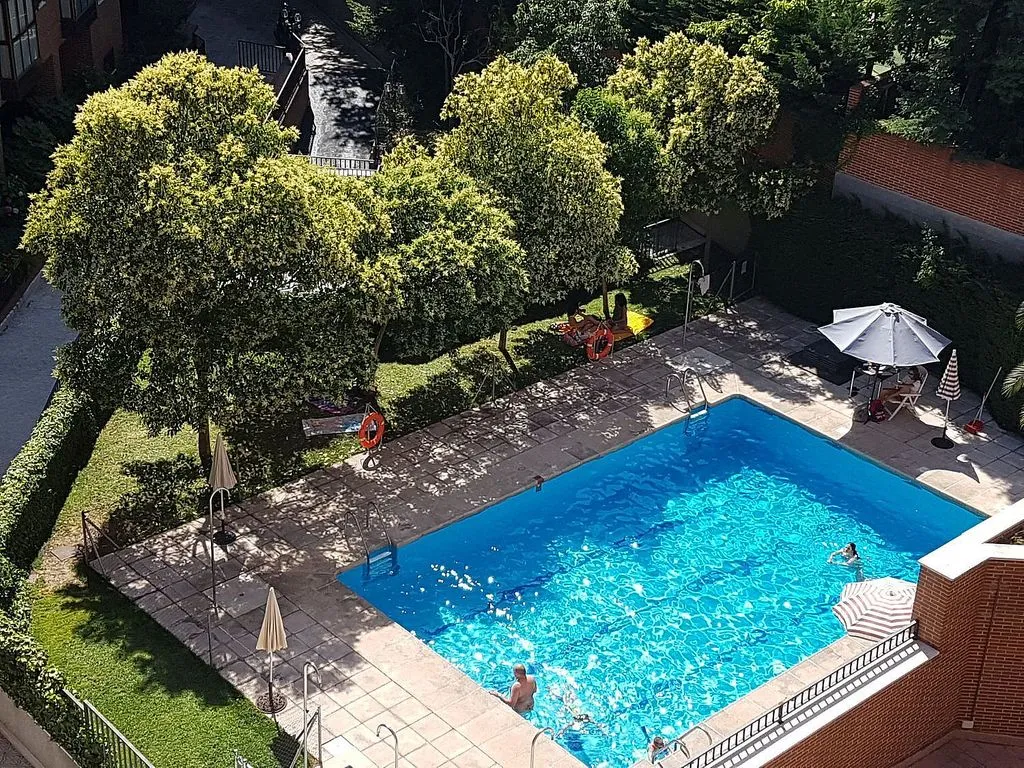Vue aérienne - 1-Bedroom Flat with Pool in Atocha