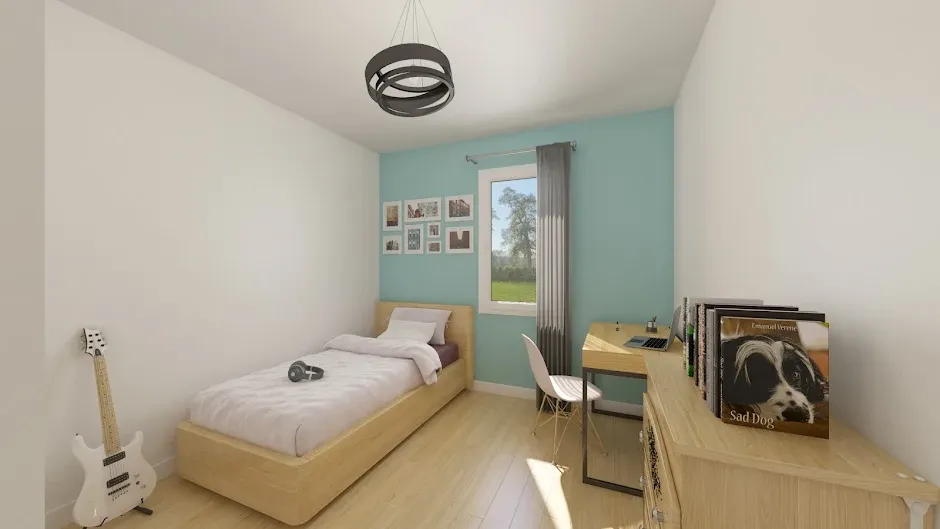 New 4-Piece House with Constructible Land in Menars