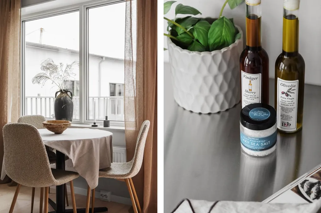 Salle à manger - Apartment with Balcony and Garden View in Malmö