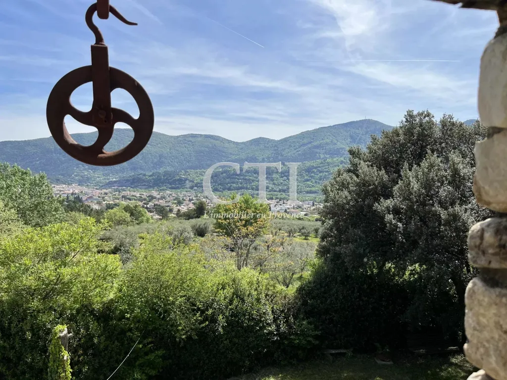 Jardin - Maison Campagnarde en Pierre avec Vue Panoramique en Provence