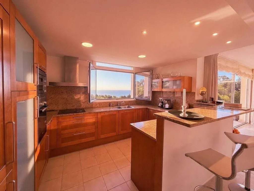 Köök - Modern Villa with Sea View in Platja d'Aro