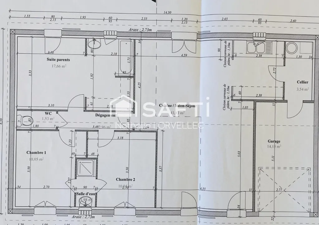 Maison 4 pièces à BRAX