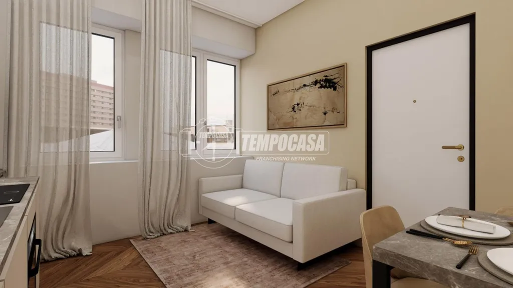 Séjour - Rustic-Style Apartment with Poet's Theme in Turin
