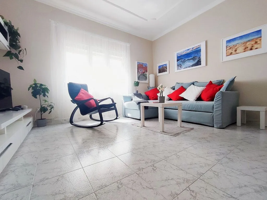 Séjour - Furnished Apartment with Sea View in Isleta