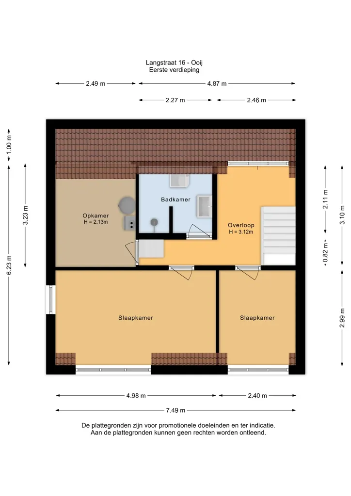 Plaan - Two-Storey House with Garden in Ooijpolder