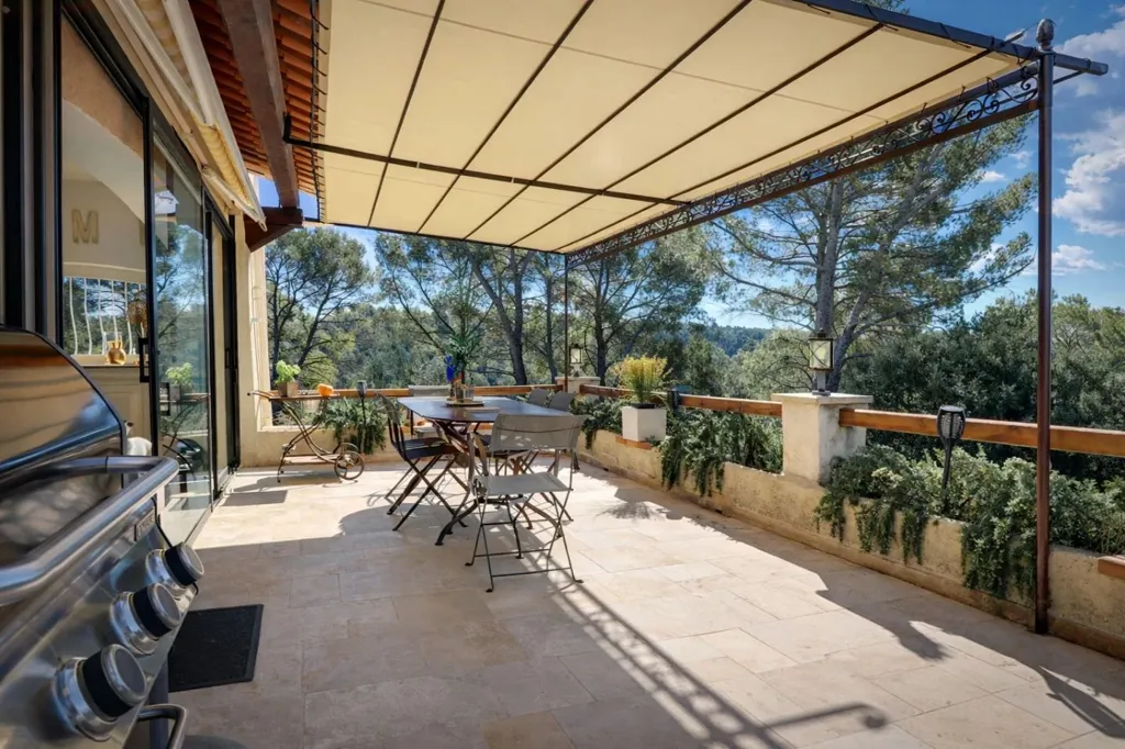 Terrasse - Villa Provençale avec Vue Panoramique