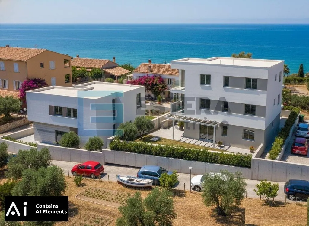 Vue aérienne - Modern Studio with Sea View in Sveti Filip i Jakov