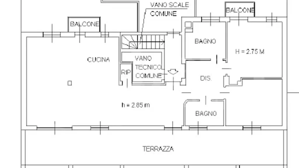 Plaan - Apartment with City View in Cremona