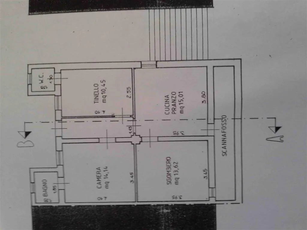 Plan - Terraced House with Panoramic Views in Vinci