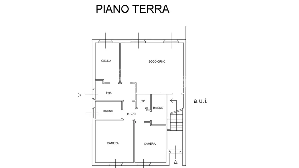 Plaan - Modernised Bilocale with Balcony in Biandronno