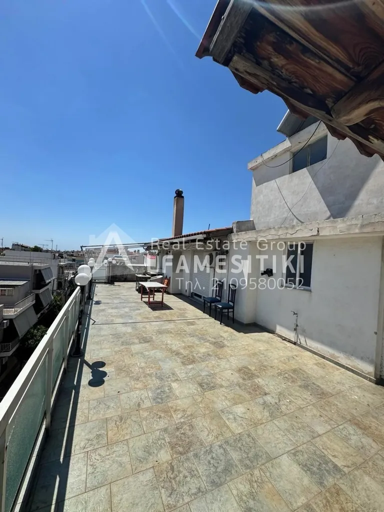 Terrace - Apartment with Large Balcony in Peristeri