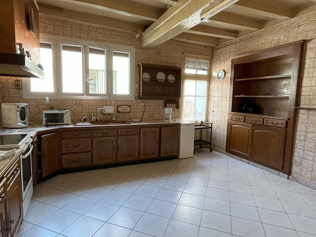 Kitchen - Renaissance House with Courtyard in Sanxay