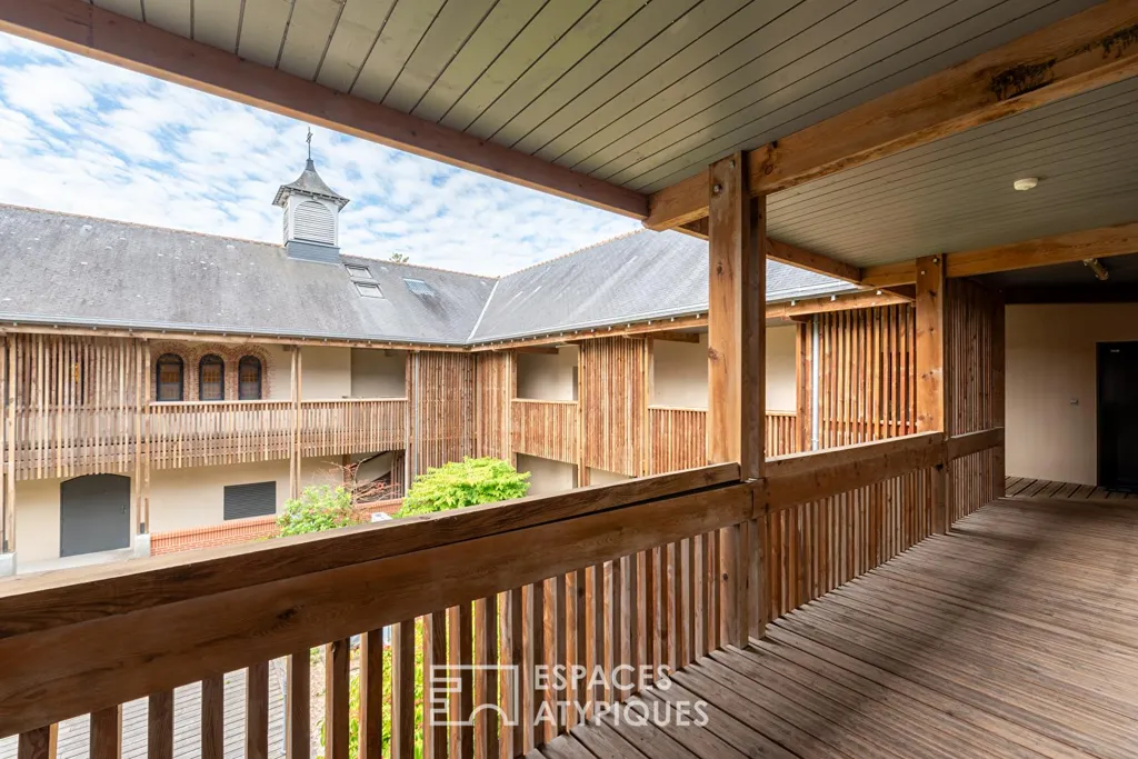 Terrass - Contemporary Duplex in Historic Convent, Rennes Centre