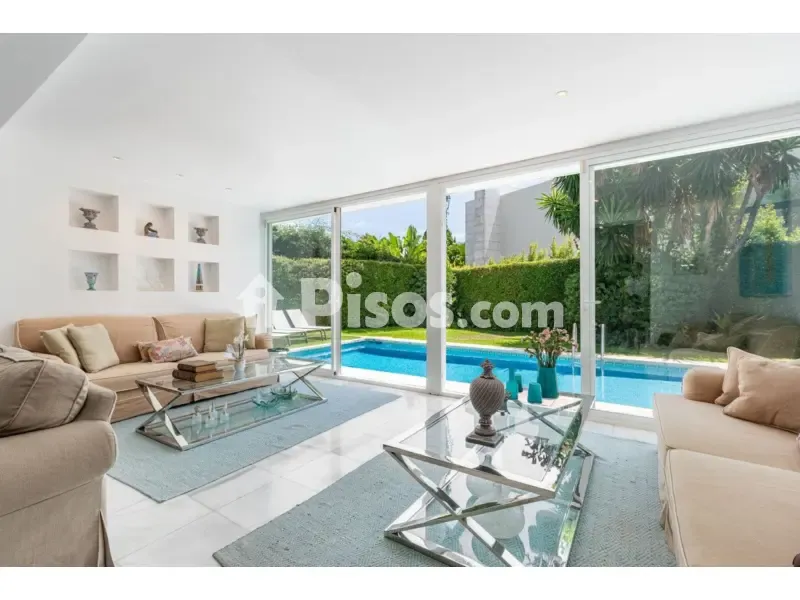 Soggiorno - Semi-Detached Villa with Pool in Los Monteros
