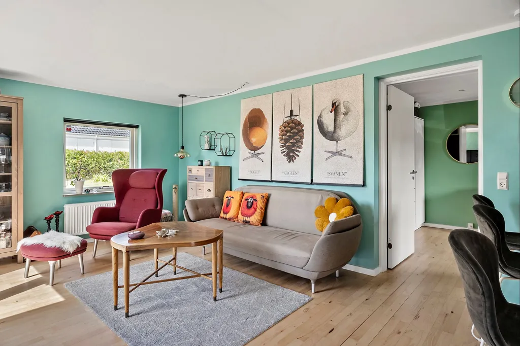 Soggiorno - Co-op Flat with Garden in Rønnede