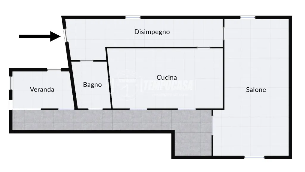 Planimetria - Palazzo with Courtyard in Lusciano Centre