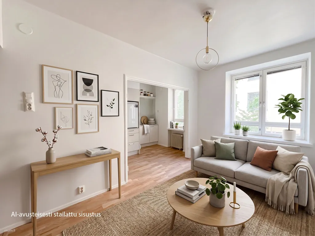 Elutuba - Remodelled Flat with Sea View in Ullanlinna, Helsinki