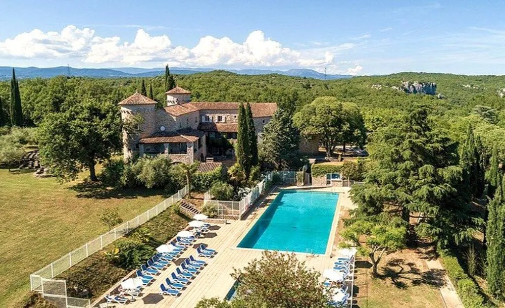 Vista aerea - 2-Bedroom Apartment with River View in Ardèche