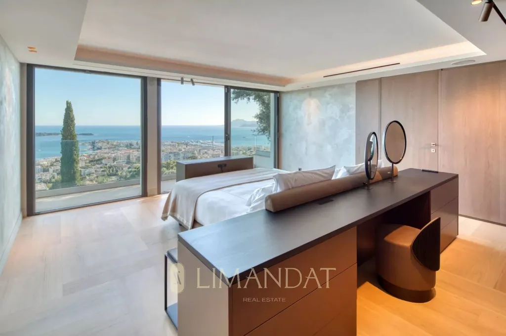 Chambres - Villa de luxe avec vue mer à Cannes