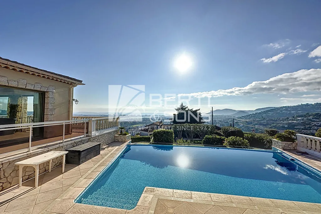 Bassein - Villa with Panoramic Sea View in Mandelieu
