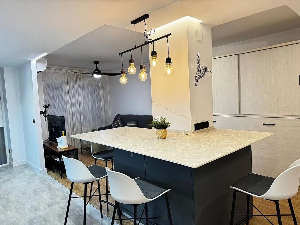 Köök - Modern Studio Flat with Garage in El Infante