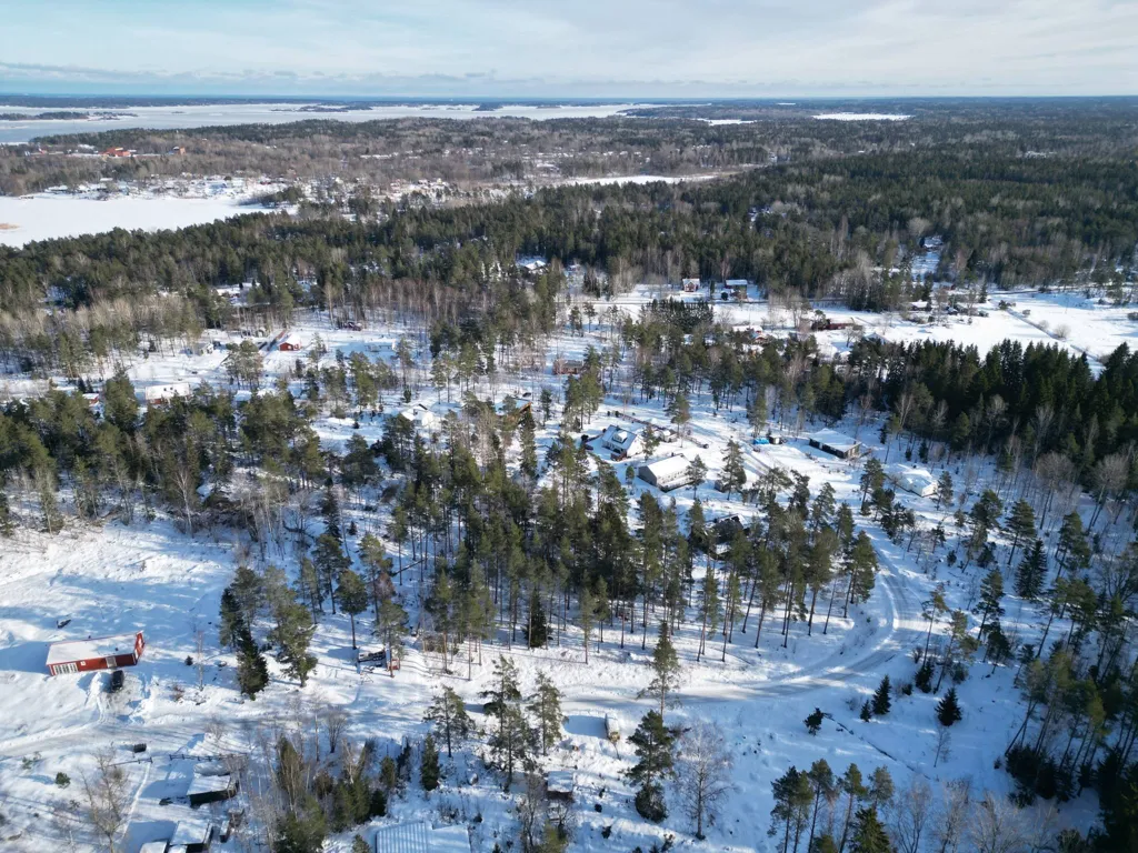 Vista aerea - Plot for House with Cabin in Hensvik