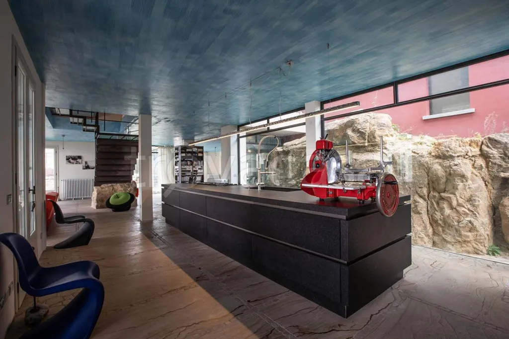 Köök - Luxury Villa with Infinity Pool in Bordighera