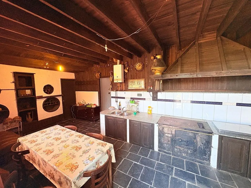 Köök - Chalet with Terrace in Arganza