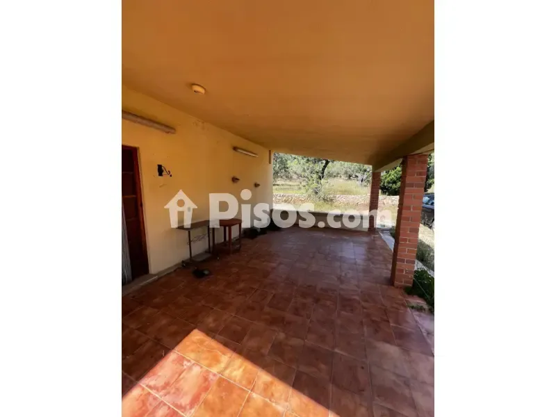 Terrace - Rustic Chalet with Private Garden in Polígono Campredo
