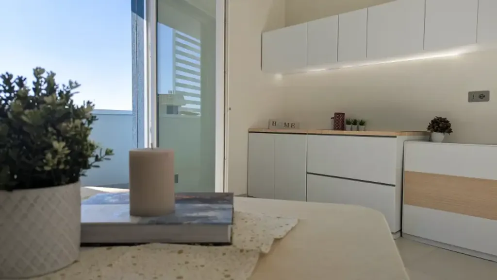 Cuisine - New Studio with Balcony near Ravenna Coast