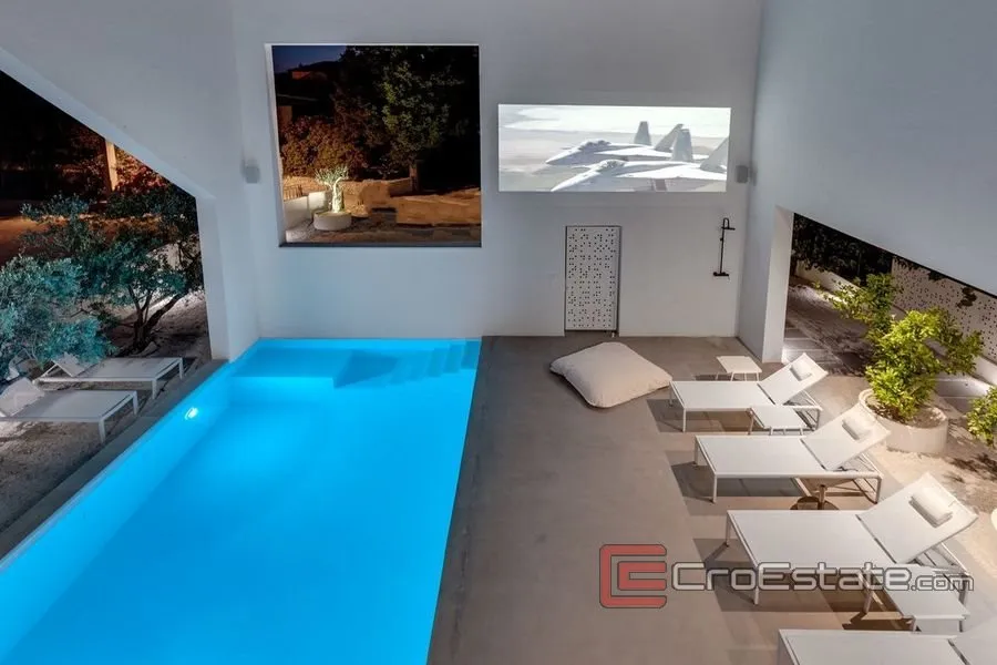 Piscine - Modern Villa with Pool in Northern Brač