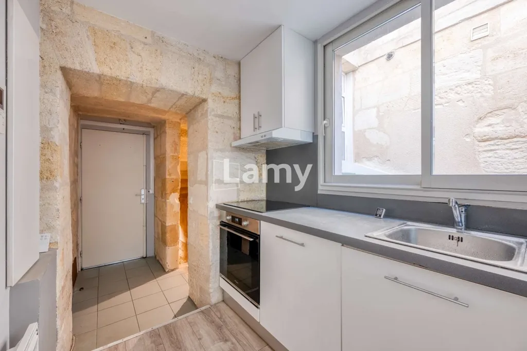 Cuisine - Appartement Souplex avec Cour à Bordeaux Gambetta