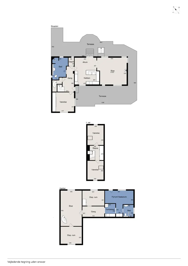 Plan - Maison 5 pièces à Helsingør