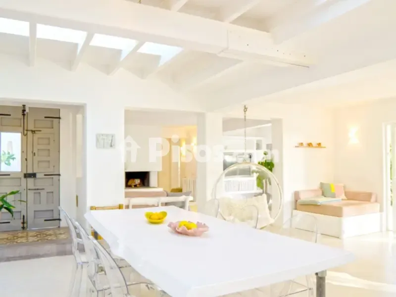 Comedor - Finca rústica con piscina y vistas al mar en San Miguel de Balansat