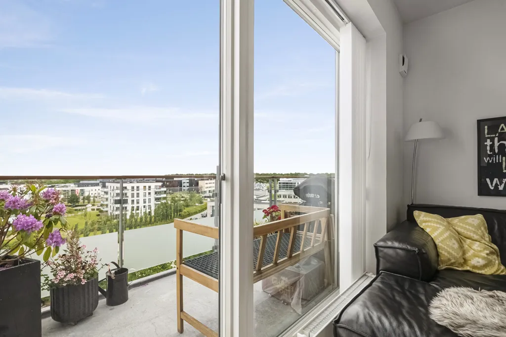 Balcon - Apartment with Balcony in Aarhus N