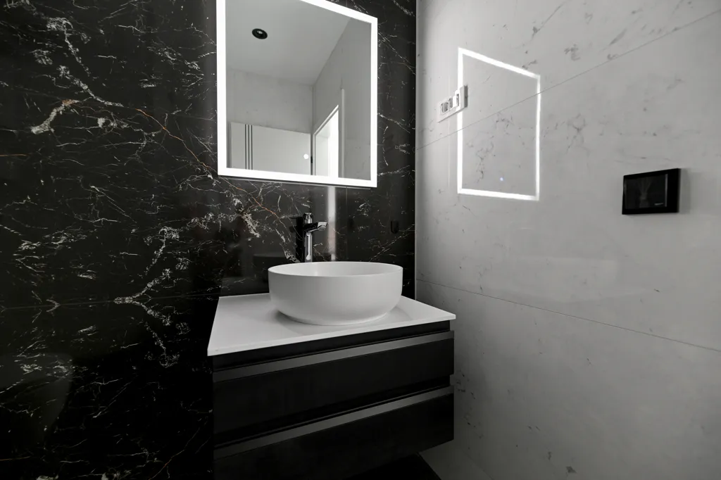 Salles de bain - Luxury Apartment with Sea View in Sukošan